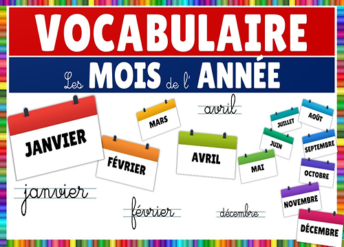 Les mois de l'année en français : simple et amusant !